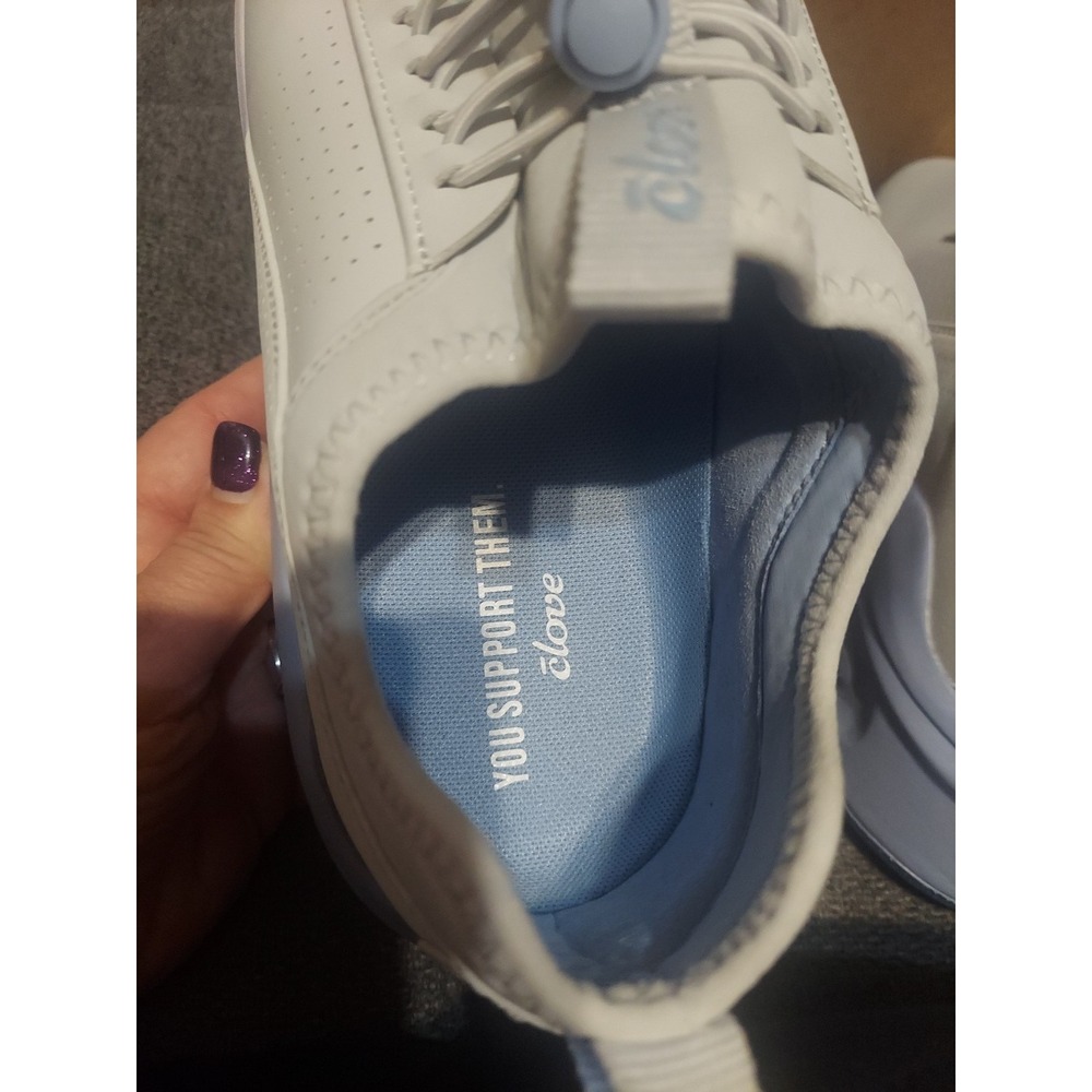 Clove Gray Matter‎ Classic Comfort Sneaker Nursing Shoes Women W12/M10.5 Men NIB - Picture 9 of 10